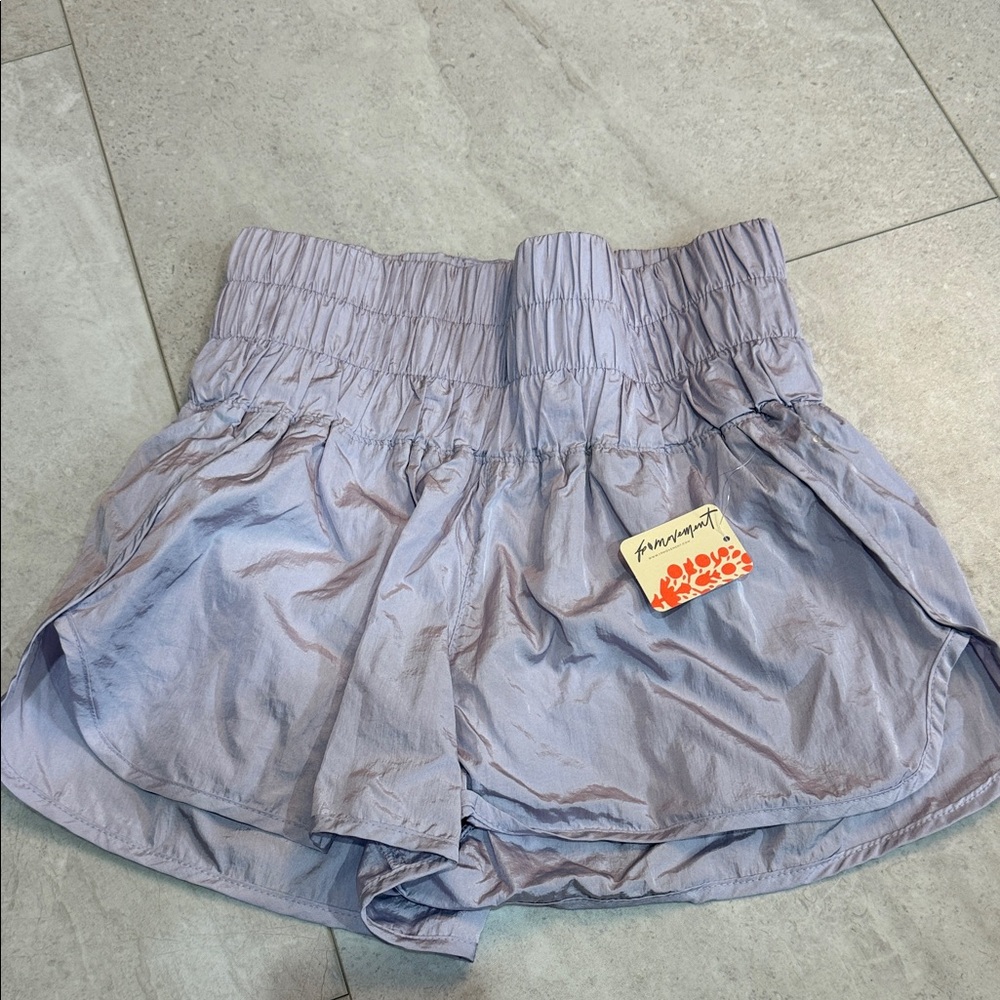 FP Movement by Free People High Waist Shimmering Shorts